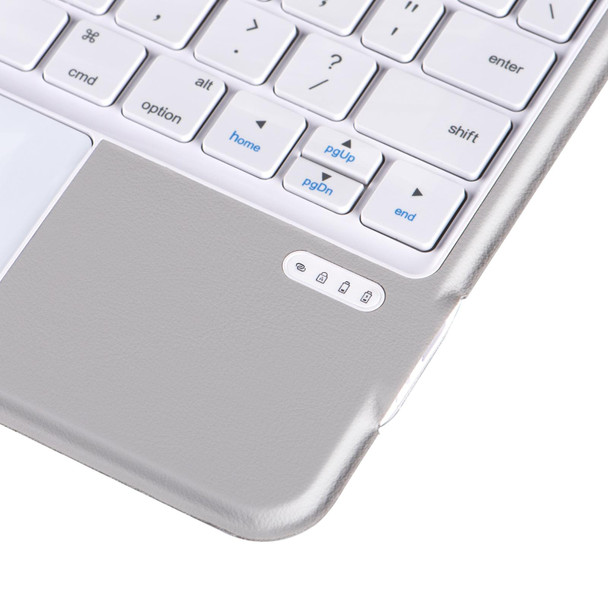 X3125-6 Integrated Thin Magnetic Bluetooth Keyboard Case For iPad Air 2022/Air 2020 10.9/Pro 11 2018/2020/2021/2022 (Grey)