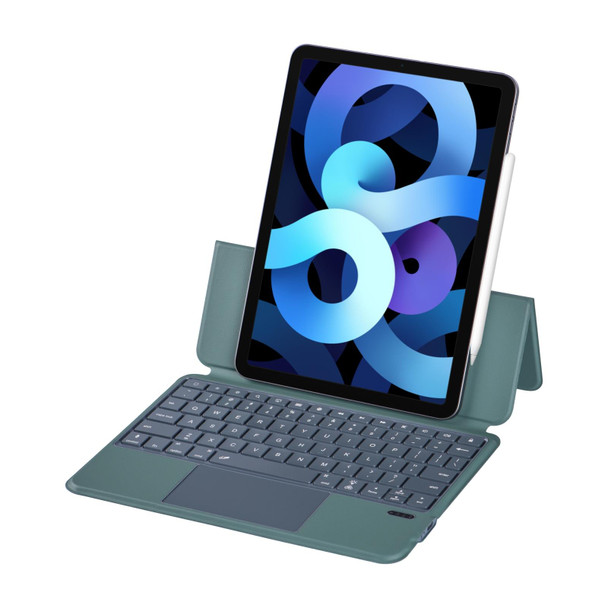 X3125-6D Integrated Thin Magnetic Bluetooth Keyboard Case with Backlight For iPad Air 2022/Air 2020 10.9/Pro 11 2018/2020/2021/2022(Mint Green)