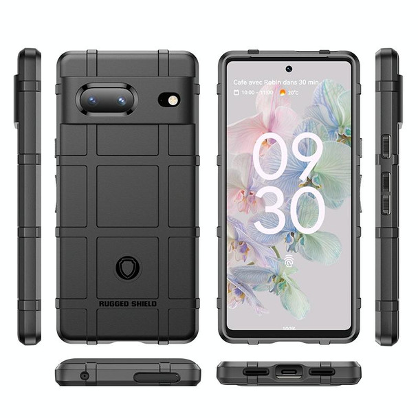 For Google Pixel 8 Full Coverage Shockproof TPU Case(Black)