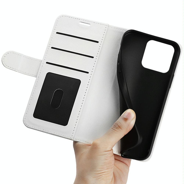 For Xiaomi 13 R64 Texture Horizontal Flip Leather Phone Case(White)