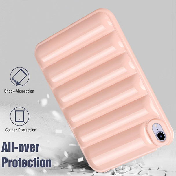 For iPad mini 6 Eiderdown Cushion Shockproof Tablet Case(Pink)