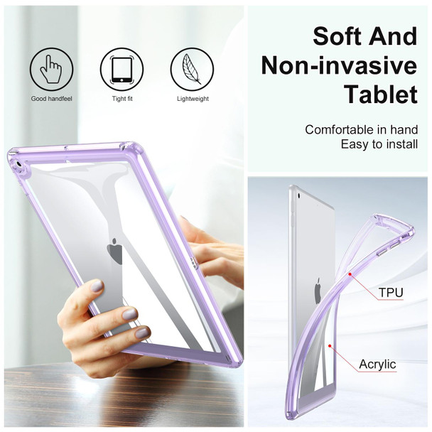 For iPad 9.7 2018 / 2017 Transparent Acrylic Tablet Case(Transparent)