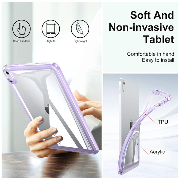 For iPad Air 2022 / 2020 Transparent Acrylic Tablet Case(Transparent)