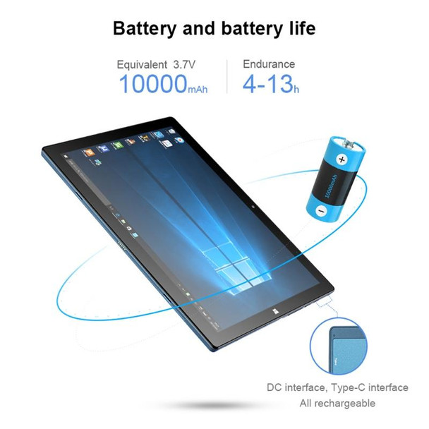 PiPO W12 4G LTE Tablet PC, 12.3 inch, 8GB+256GB, Windows 10 System, Qualcomm Snapdragon 850 Octa Core up to 2.96GHz, Not Include Keyboard & Stylus Pen, Support Dual SIM & Dual Band WiFi & Bluetooth &