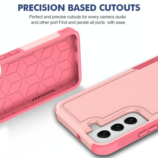 For Samsung Galaxy S22+ 5G 2 in 1 PC + TPU Phone Case(Pink)
