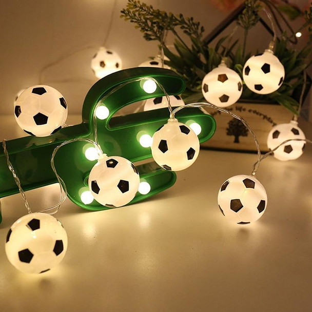 1m 10 LEDs Football Lantern String KTV Creative LED Decorative Light(White Light)