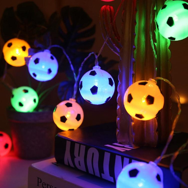 1m 10 LEDs Football Lantern String KTV Creative LED Decorative Light(Colors  Light)