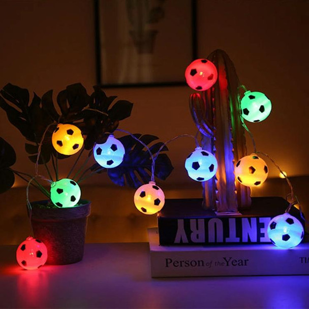 1m 10 LEDs Football Lantern String KTV Creative LED Decorative Light(Warm White Light)
