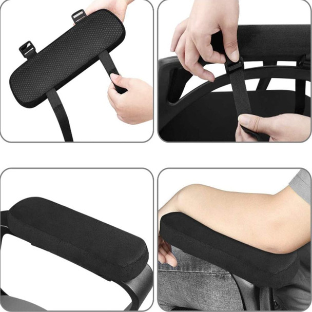 2pcs Chair Armrest Pads Arm Rest Covers For Office Chair Removable And Washable Armrest Cushion