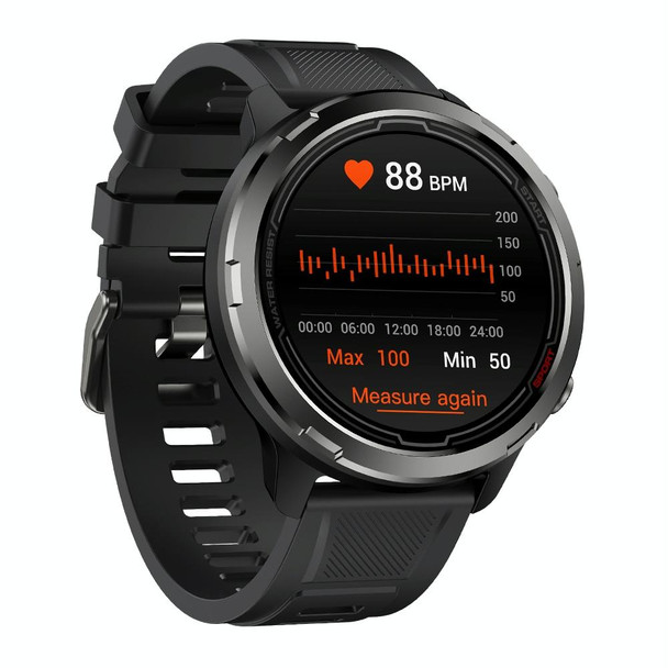 Zeblaze Stratos 2 Lite 1.32 inch IPS Screen 5 ATM Waterproof GPS Smart Watch, Support Heart Rate Monitoring / Sports Mode(Black)