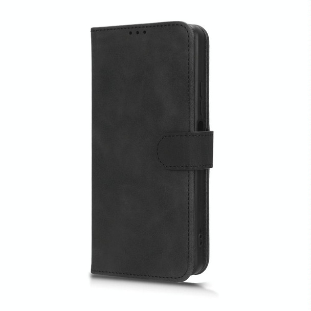 For TECNO Spark 10 Pro Skin Feel Magnetic Flip Leatherette Phone Case(Black)