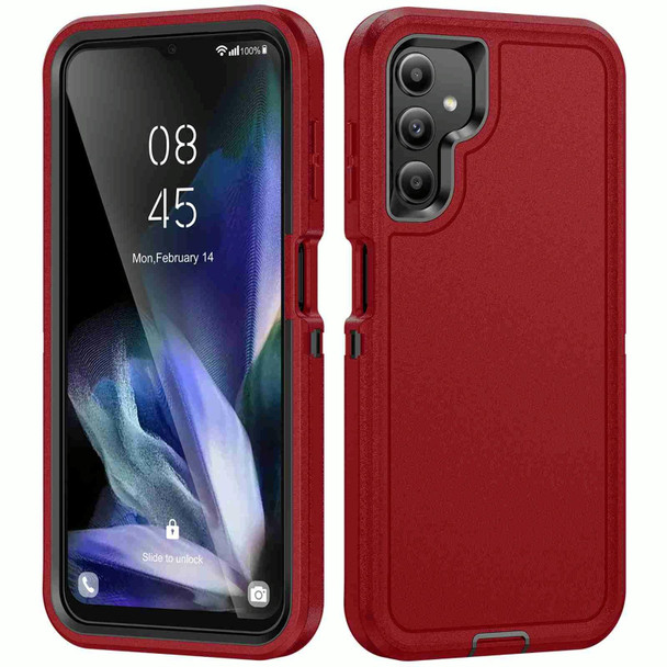 For Samsung Galaxy A54 Life Waterproof Rugged Phone Case(Red + Black)