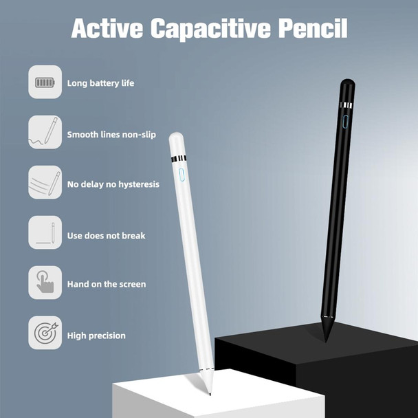 Active Capacitive Stylus for iPod touch / iPad mini & Air & Pro / iPhone(Silver)