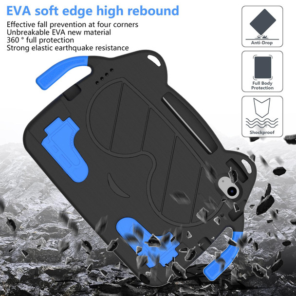 For iPad Air 2022 / Air 2020 10.9 Ice Baby EVA Shockproof Hard PC Tablet Case(Black+Blue)