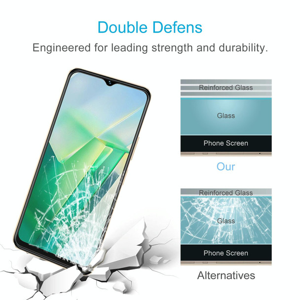 For vivo T2x India 0.26mm 9H 2.5D Tempered Glass Film