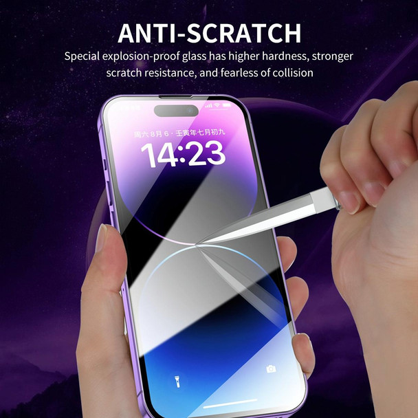 For iPhone 12 / 12 Pro ENKAY Hat-Prince 25 Degree Privacy 8K UHD AGC Tempered Glass Film