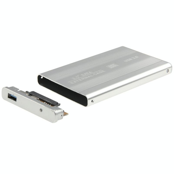 High Speed 2.5 inch HDD SATA External Case, Support USB 3.0(Silver)