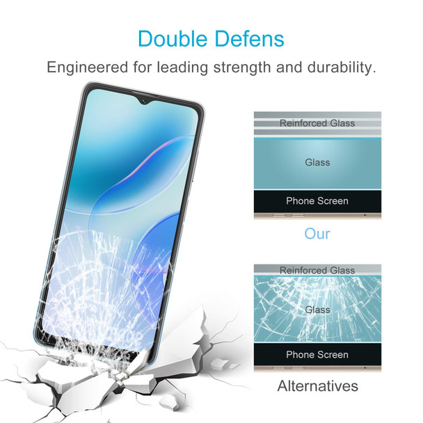 For Blackview A53 50pcs 0.26mm 9H 2.5D Tempered Glass Film