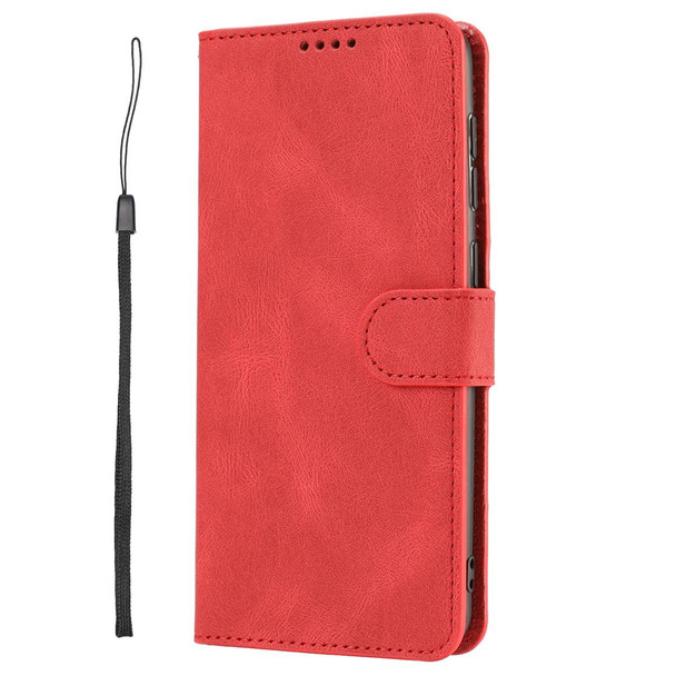 For OPPO A57 4G Global / A77 4G Global / A77s 4G/A57s 4G/A57e 4G/OnePlus Nord N20 SE 4G Global Fantasy Skin-feel Calfskin Texture Leatherette Phone Case(Red)