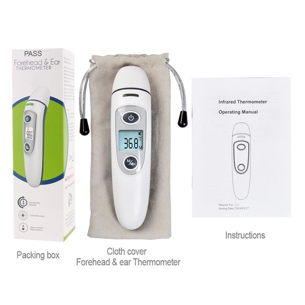 RZ8810 Thermometers Body Thermometer Ear LED Display Digital Electronic IR Thermometer Baby Fever Infrared Bady Thermometer