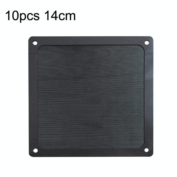 10pcs 14cm Punching Magnetic Suction PVC Cooling Fan Dust Net Desktop Computer Industrial Fan Filter Cover