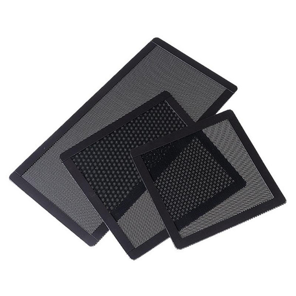 10pcs 12x24cm With Magnetic Suction PVC Cooling Fan Dust Net Desktop Computer Industrial Fan Filter Cover