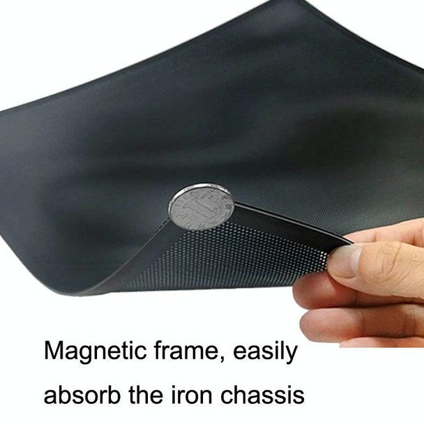 10pcs 12cm With Magnetic Suction PVC Cooling Fan Dust Net Desktop Computer Industrial Fan Filter Cover