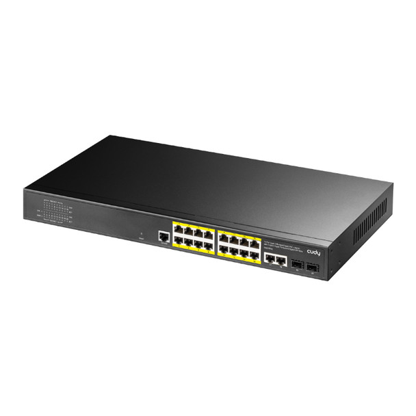 Cudy 16 Port Layer 2 Managed Gigabit PoE Switch