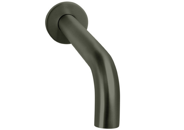 Devario Premio Round Wall Spout 24 200mm Brass