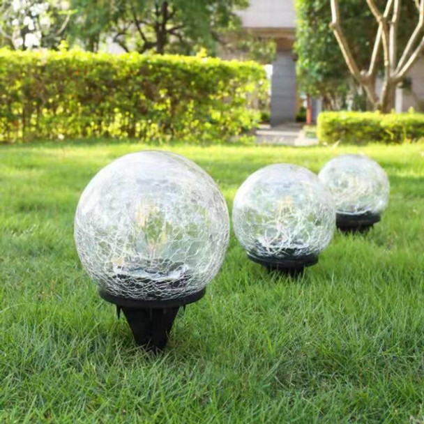 2 Piece Solar Power Globe Garden Lights