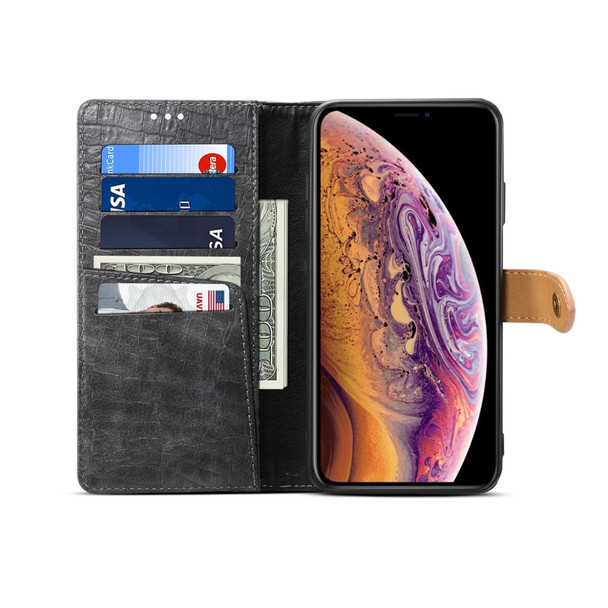 Leather Protective Case - iPhone XS Max(Gray)