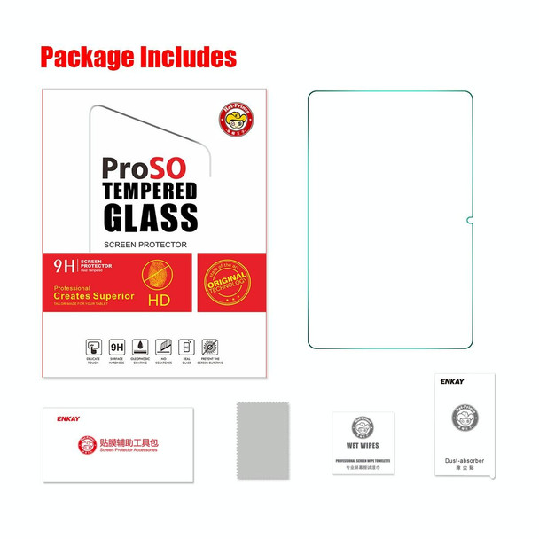 For Xiaomi Pad 6 / Pad 6 Pro ENKAY Hat-Prince 0.33mm Explosion-proof Tempered Glass Film