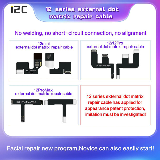 For iPhone 11 i2C MC12 SK-BOX Dot-matrix Flex Cable V2.0