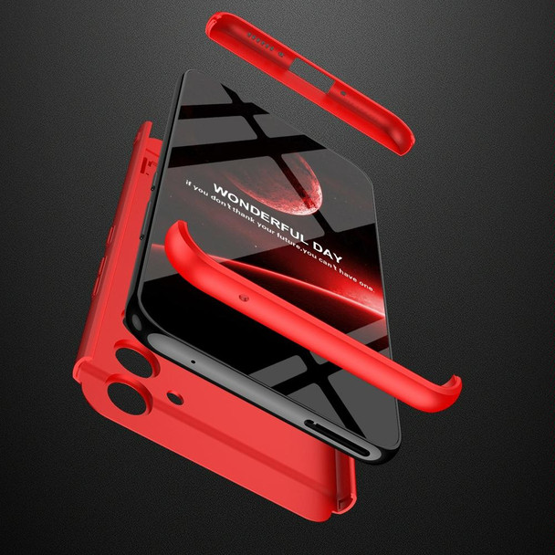 For Samsung Galaxy A54 5G GKK Three Stage Splicing Full Coverage PC Phone Case(Red)