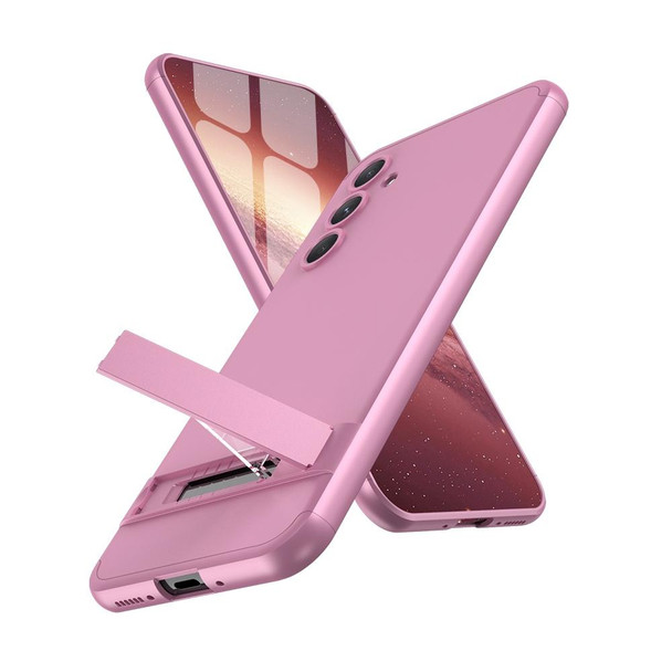 For Samsung Galaxy A54 5G GKK Three Stage Splicing Full Coverage PC Phone Case(Rose Gold)