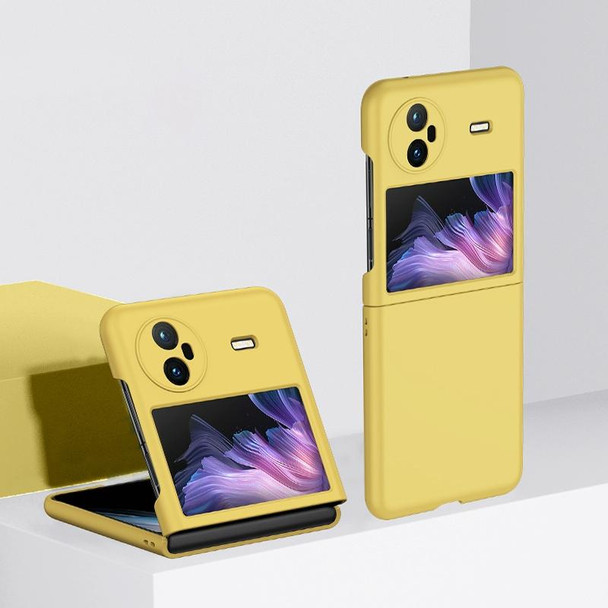 For vivo X Flip Skin Feel PC Phone Case(Yellow)