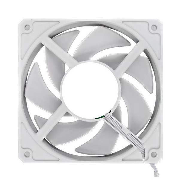 MF12025 4pin High Air Volume High Wind Pressure FDB Magnetic Suspension Chassis Fan 2200rpm (White)