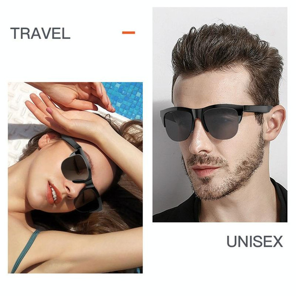 F07 Female Style Bluetooth 5.3 Smart Sunglasses Wireless Headset Anti-Strong Light Anti-Polarized Sunglasses