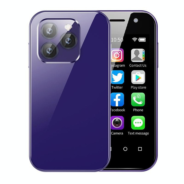 SOYES 14 Pro, 2GB+16GB, Face Recognition, 3.0 inch Android 9.0 MTK6739CW Quad Core up to 1.28GHz, OTG, Network: 4G, Dual SIM, Support Google Play (Purple)