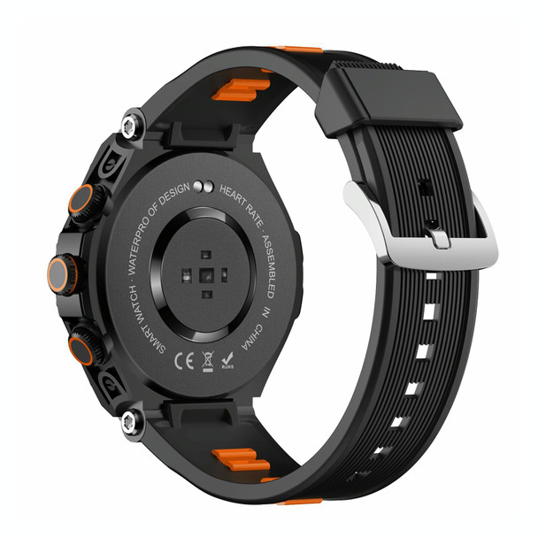 CT18 1.43 inch AMOLED Screen Smart Watch Supports Bluetooth Call/Blood Oxygen Detection(Orange)