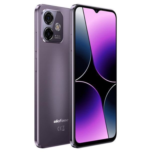 Ulefone Note 16 Pro, 8GB+128GB, Dual Back Cameras, Face ID & Side Fingerprint Identification, 4400mAh Battery, 6.52 inch Android 13 Unisoc T606 OctaCore up to 1.6GHz, Network: 4G, Dual SIM, OTG (Purp