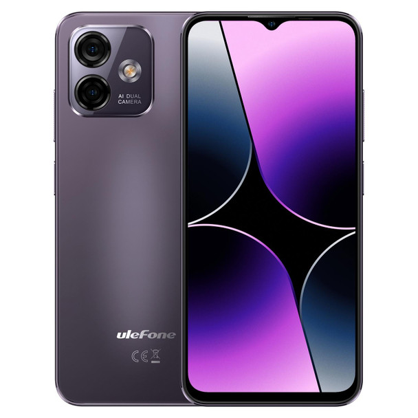 Ulefone Note 16 Pro, 8GB+128GB, Dual Back Cameras, Face ID & Side Fingerprint Identification, 4400mAh Battery, 6.52 inch Android 13 Unisoc T606 OctaCore up to 1.6GHz, Network: 4G, Dual SIM, OTG (Purp