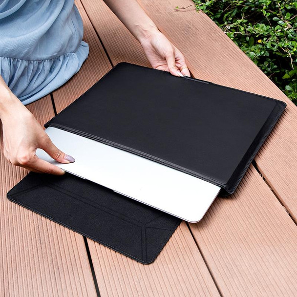 15-16 inch Universal Laptop Magnetic Holder Stitching Inner Bag(Black)