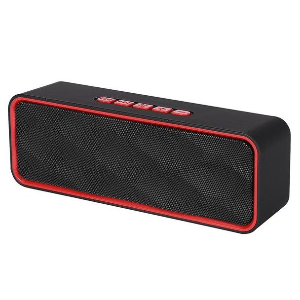 SC211 Pro Outdoor Multi-function Card Wireless Bluetooth Speaker High Version (Red)