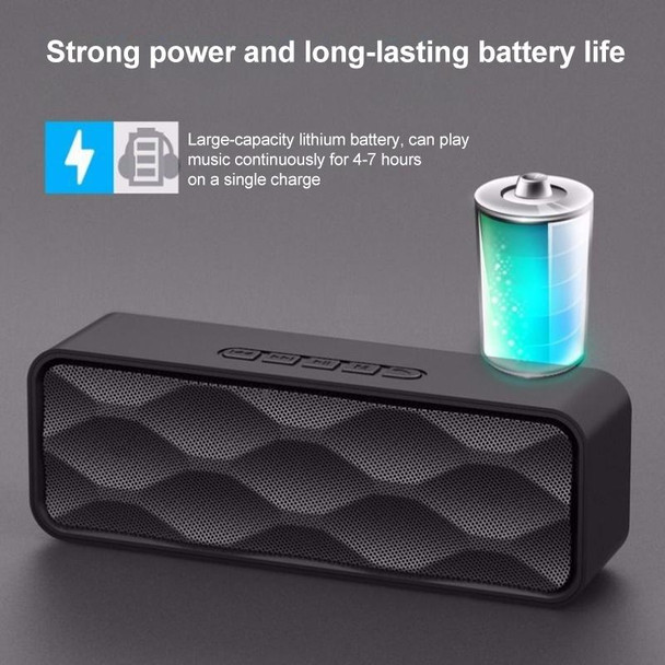 SC211 Pro Outdoor Multi-function Card Wireless Bluetooth Speaker Standard Edition (Blue)