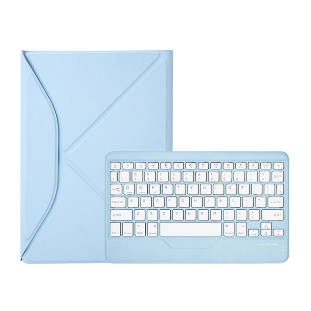 Z10B Pen Slot Bluetooth Keyboard Leather Tablet Case For iPad 10th Gen 10.9 2022(Blue)