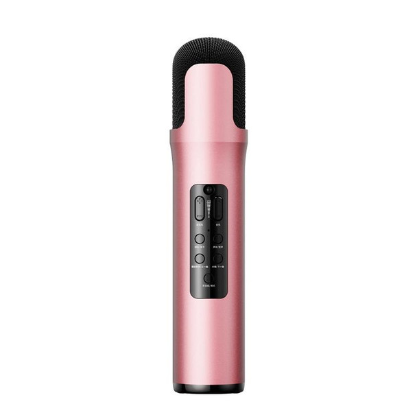 K8 Live Sound Card Microphone Mobile Phone Wireless Bluetooth Speaker(Pink)