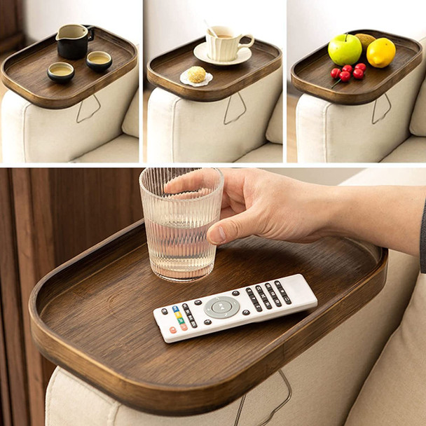 Clip-On Sofa Armrest Tray