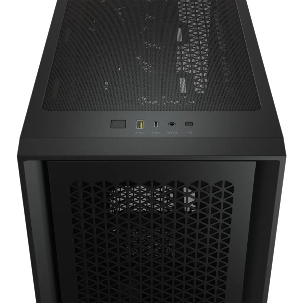 4000D RGB Airflow Tempered Glass Mid-Tower; Black