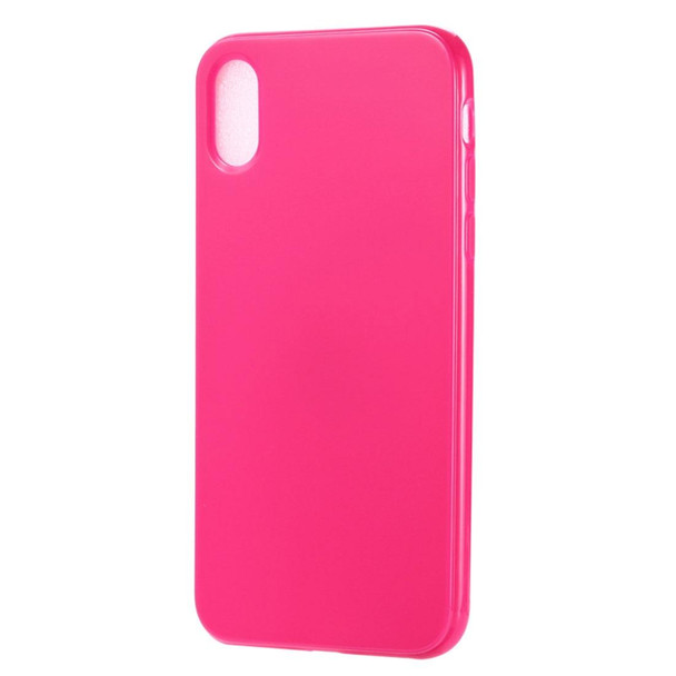 Candy Color TPU Case for  iPhone XR(Magenta)